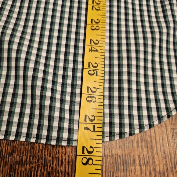 Lafayette 148 Gingham Check Button Down Shirt - Picture 8 of 9